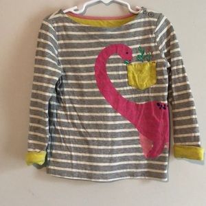 Mini Boden Dinosaur Shirt, Size 2-3Y